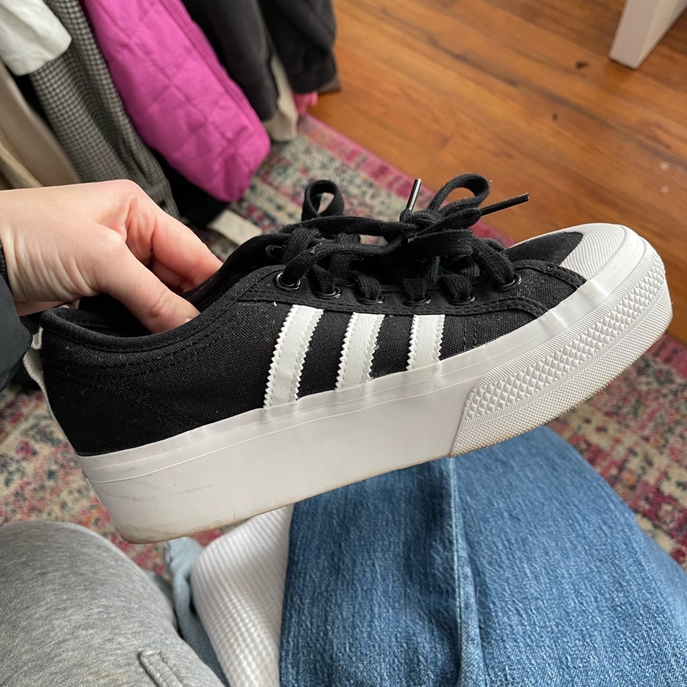 Adidas Nizza Platform Black